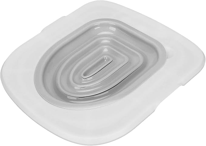 Professional Cat Toilet Trainer Kit - Universal Reusable Cat Toilet Trainer - Kitty Potty Train System for Pet Cleaning (Grey)