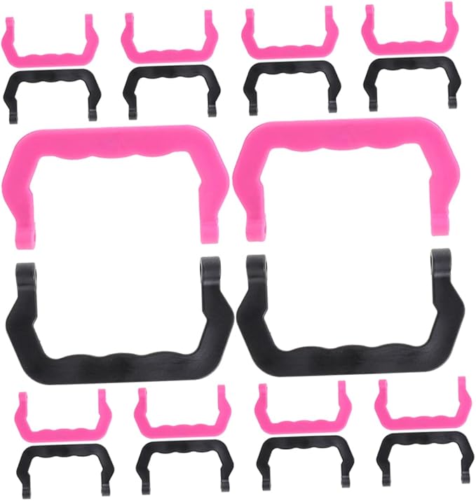 BESPORTBLE 20pcs Portable Pet Cage Handles Multi-use Birdcage and Crate Carrier Accessories Plastic Design for Easy Carrying Comfortable Grip for Hamster and Cages