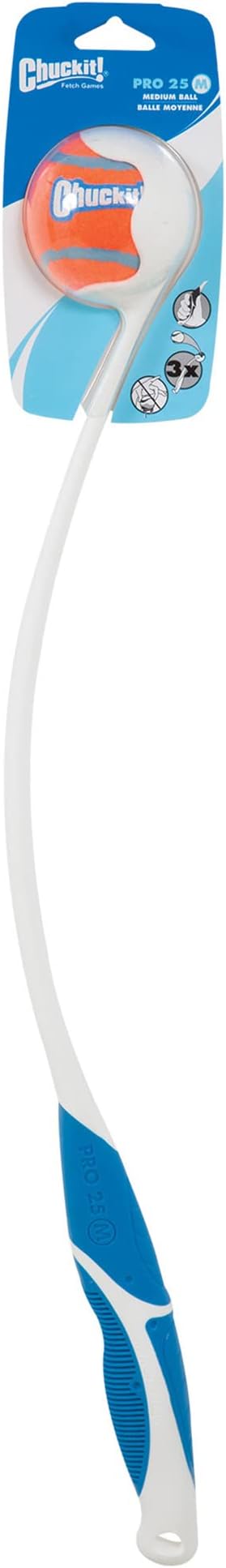 Chuckit! Pro 26L Dog Ball Launcher, 26" Length, Includes Large Ball (3") For Dogs 60-100 Pounds