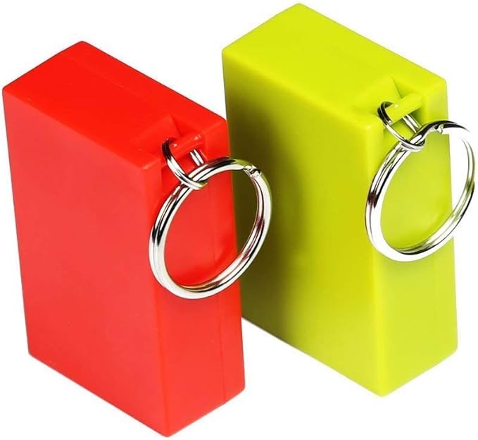 CRMADA Box Training Clickers 2 pcs/Pack, red and Lime Green…