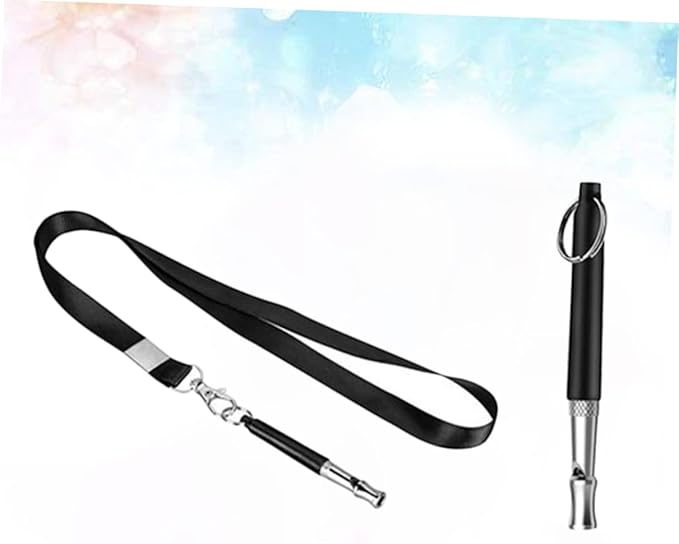 Kisangel 1set Pet Training Tool Set Clicker Whistle and Rope Practical Training Essentials for Puppies and Dogs
