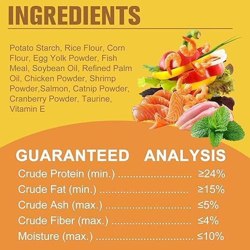 Soft & Crunchy Cat Treats with Real Salmon & Catnip, Dual Texture Cream-Filled Cat Snacks for Cats & Kittens, Training Rewards & Dental Support