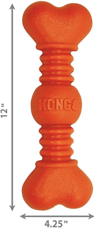 KONG Squeakstix Wigglerz, Large, Orange