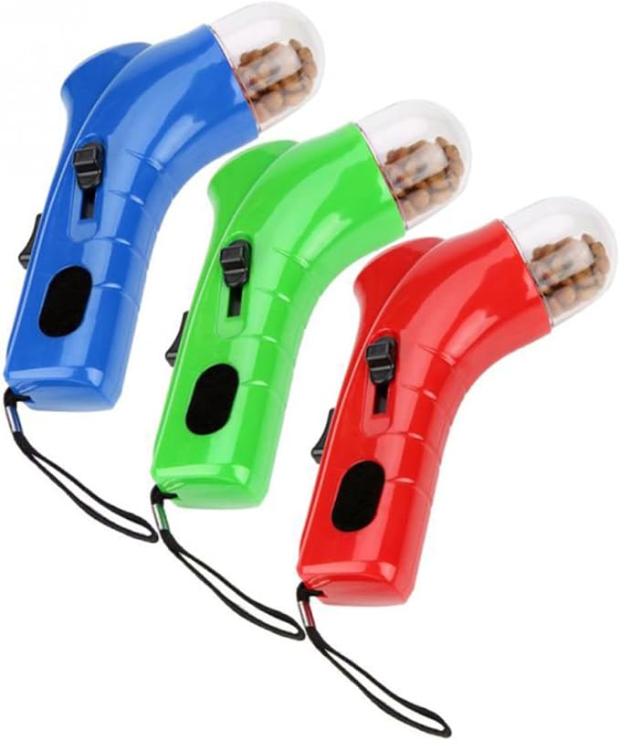 Mipcase 2pcs Dog Snack Launcher Interactive Treat Dispenser for Training Pet Food Catapult for Dogs and Cats Easy to Load Favorite Treats Play