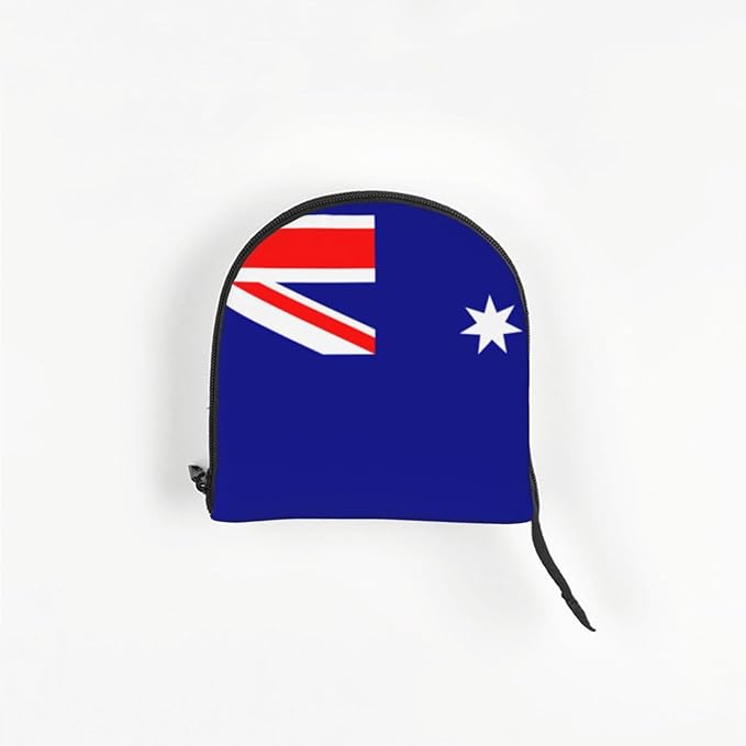 Foldable Pet Carrier Sling - Waterproof Small Dog & Cat Travel Australian Flag Tote with Safety Hook for Hiking