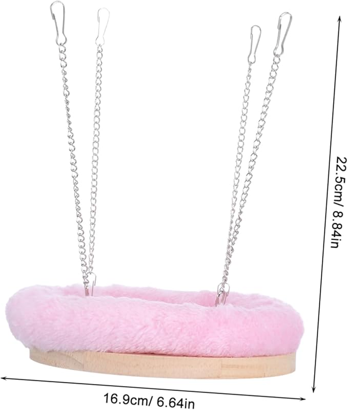 Sosoport Parrot Winter Nest Birdcage Hanging Bed Cozy Bird Hammock Material Bird Bed for Small Pets