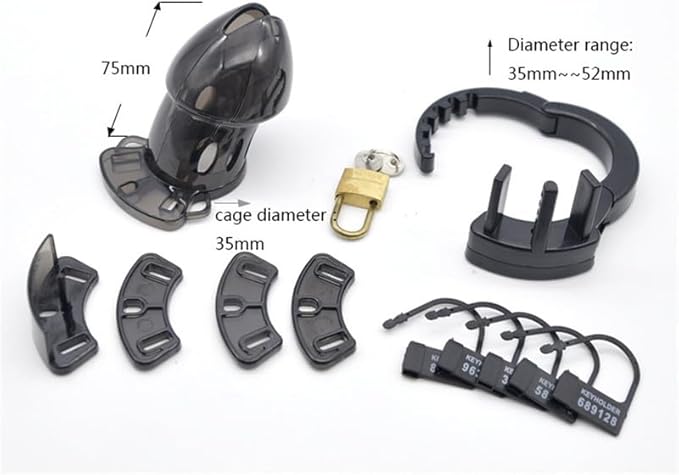 Black Plastic Long Multi-Functional Sports Protection Cage, Wearable Birdcage, Unique Birdcage Style