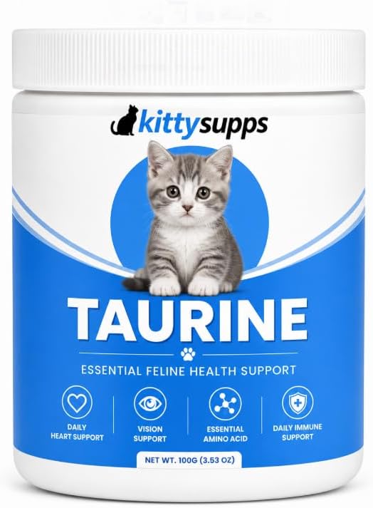 KittySupps Taurine for Cats, Soft Cat Chews with Taurine, Daily Cat Treats for Easy Feeding, Tasty Pet Care Chews, Simple Cat Wellness Routine, 120 Count