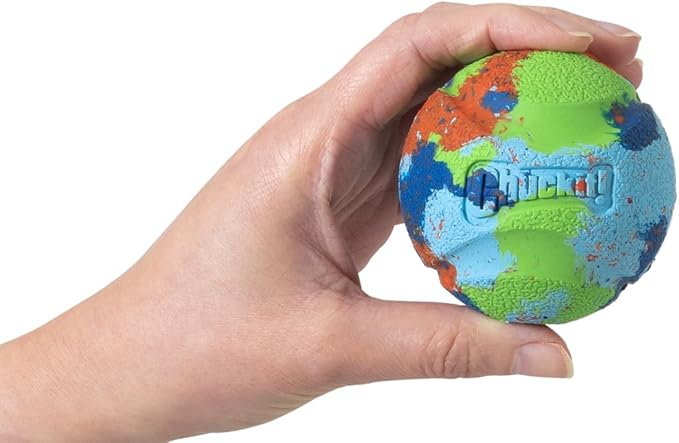 Chuckit! EcoFetch Fetch Ball Dog Toy, Medium (2.5 Inch Diameter) Pack of 2, for Breeds 20-60 lbs