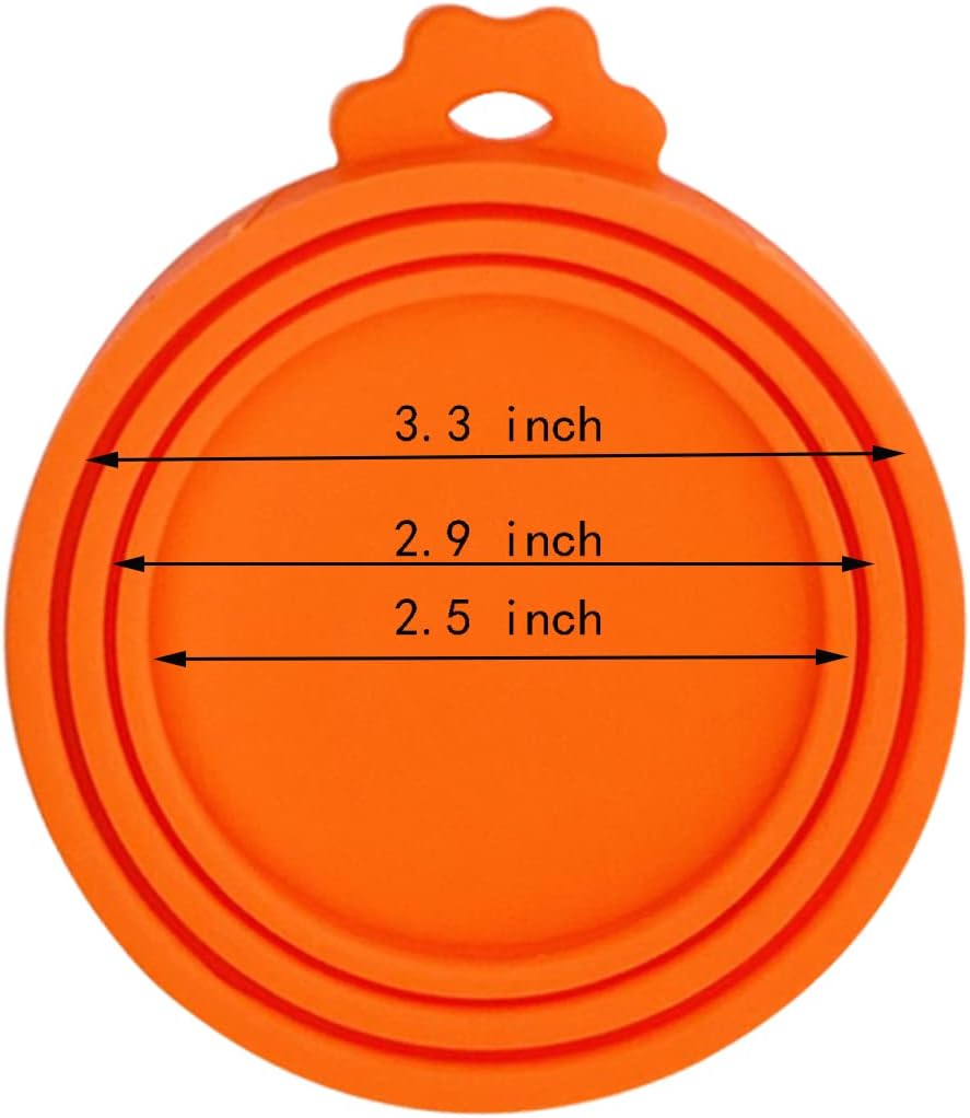 8 Pcs Pet Can Covers, Food Can Lids for All Standard Size Dog Cat Cans.