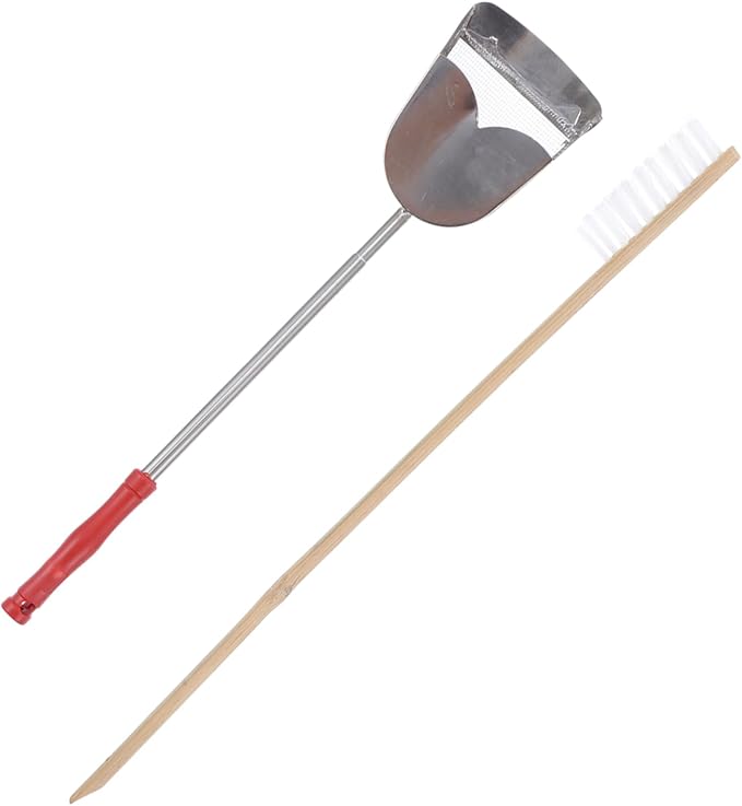 2pcs Brush and Shovel Pet Bird Cage Cleaning Supplies Includes Brush and Shovel for Parrots Parakeets and Birds
