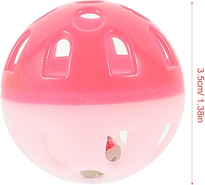 12pcs Plastic Bell Balls Bird Cage Bell Parakeet Chewing Plaything for Teeth Grinding and Playtime in Cage