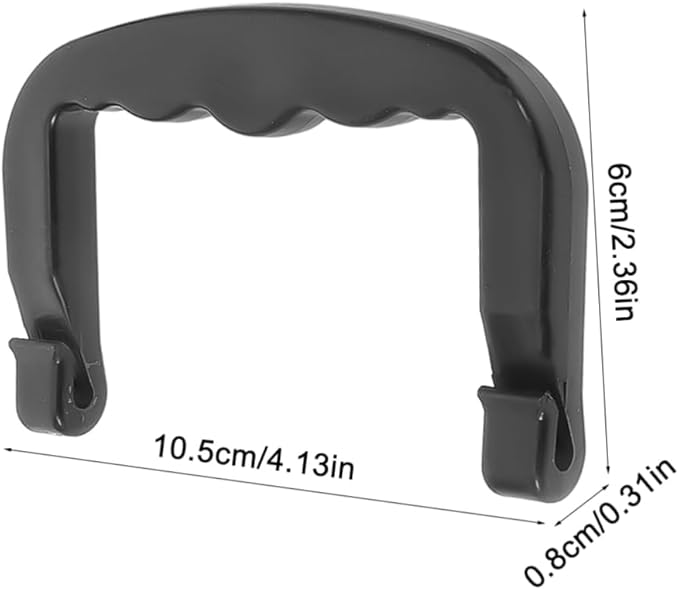 POPETPOP 4pcs Portable Pet Cage Handle Durable Plastic Replacement Handles for Easy Installation Birdcages Dog Crates and Hamster Cages Comfortable and Convenient Design