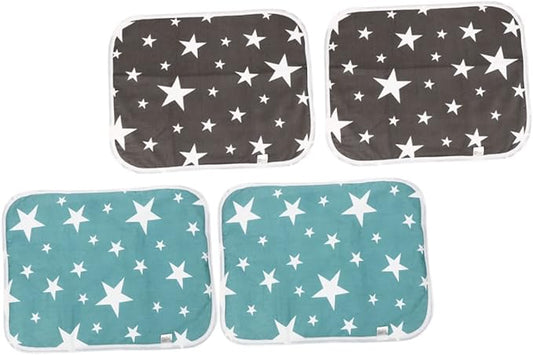 Happyyami 4pcs Pet Pee Mat Bunny Accessories Professional Bunny Liner Leakproof Pet Cushion Small Animal Bedding Bird Cage Cushion Mat Underlying Eva Water Rabbit Supplies