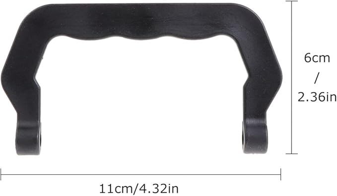 Ipetboom 10Pcs Pet Cage Crate Handles, Replacement Cage Handles Dog Crate Replacement Parts for Pet Cage Carrier for Squirrel Hedgehog Rabbit Chinchilla Hamster, Black