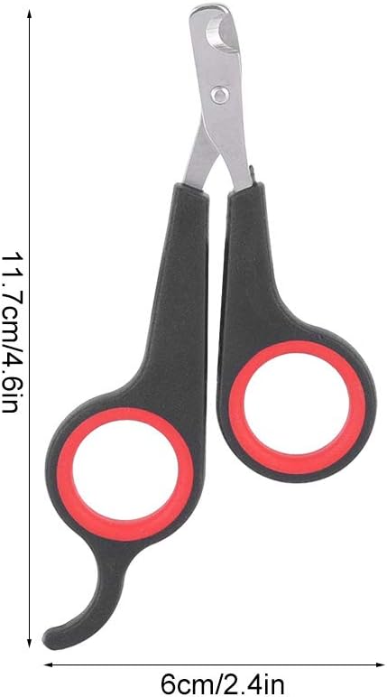 ciciglow Non Slip Bird Nail Clipper, Stainless Steel Pet Grooming Tool for Small Animals, Accessory for Bird Cage