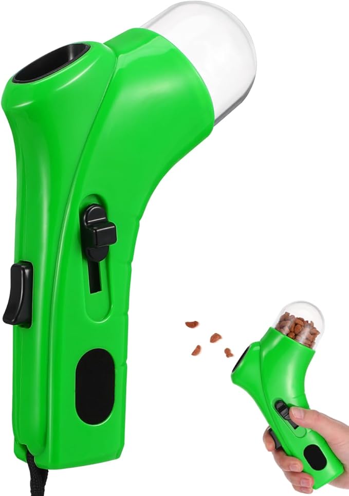 UKCOCO Cat Treat Launcher Toy Treat Feeder Dog Toy Cat Treat Dispenser Toy Dog Treat Dispenser Launcher for Dogs Treat Dispensing Toy Puppy Toy Dog Snack Launcher Food Ball Thrower