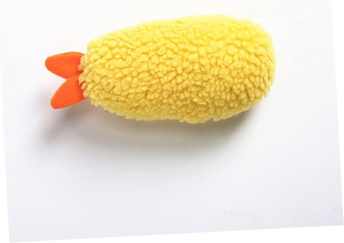 Dog Vocalizing Plush Chew Toy 2 Pack for Healthy Teeth and Gums Interactive Pet Comfort Plaything for Cats and Dogs 5.11X2.36X1.96 Inches