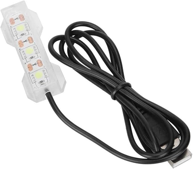 Small Aquarium Led Light, Multicolor Led Fish Tank Light for Freshwater Plants Aquarium Fish and Aquatic Pets Accessories (Blue Light)
