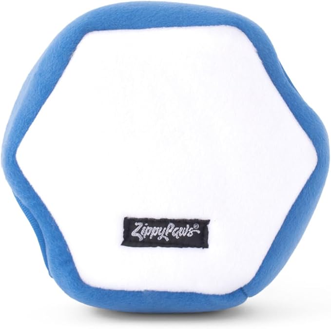 ZippyPaws Burrow Hanukkah Dog Toy - Plush Squeaky Holiday Dog Gifts for Small & Medium Puppy Dogs, Interactive Hide & Seek Stocking Stuffers for Pets - Star of David