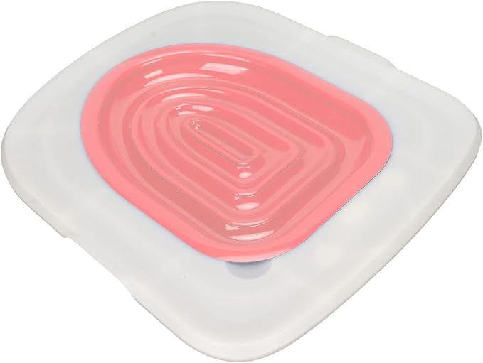 Professional Cat Toilet Trainer Kit - Universal Reusable Kitty Potty Train System (Pink)