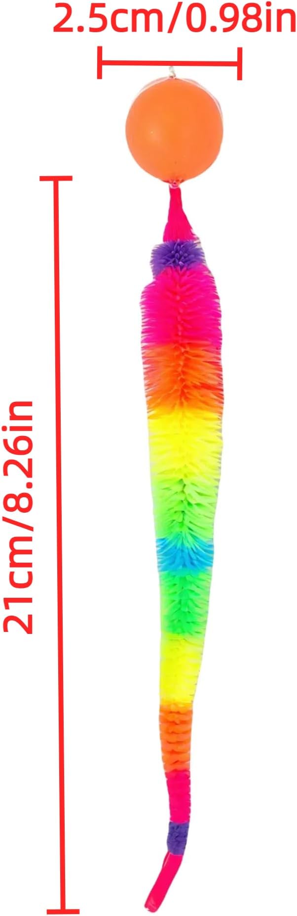 18 Pieces Cat Fetch Toy with Colorful Flying Propellers Set, 3 Colored Elastic Balls,Cat Playing Tracking Interactive Toys for Kitten Indoor and Outdoor Chasing Training Hunting