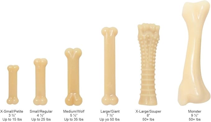 Nylabone 4 Pack Of Dura Chew Souper Bacon Flavored Bones