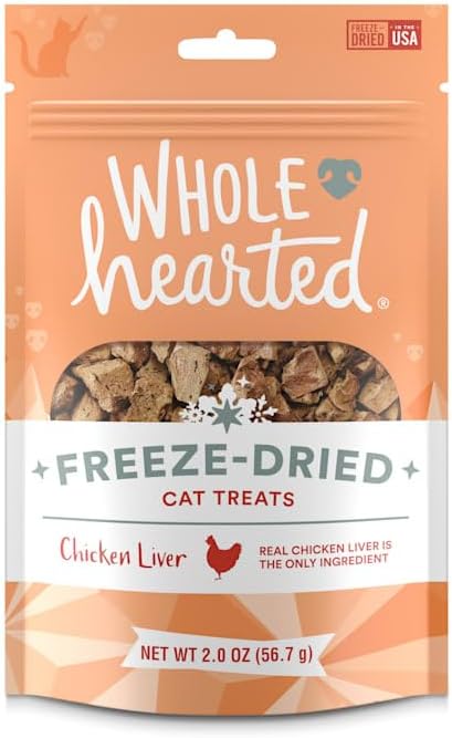 WholeHearted by Petco Chicken Liver Freeze-Dried Cat Treats 2 oz.