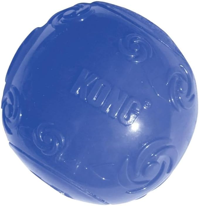 Kong Squeezz Ball Dog Toy - Assorted X-Large (3.5" Diameter) - Pack of 3