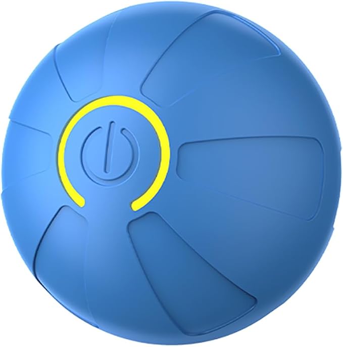 Dog Toy Automatic Rolling Ball, a Toy that Both Dogs and Cats can Play with, Rechargeable Dog Toy, Dog Toy, Dog Rolling Ball，Pet Ball（Blue）