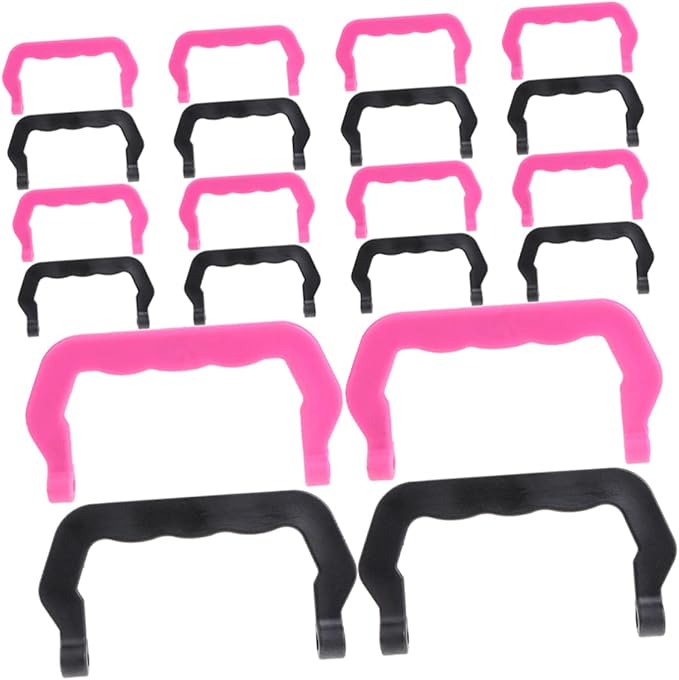 Toyvian 20pcs Portable PET Cage Handle Set Plastic Bird Cage Lifting Handles for Small Animals Compatible Hamsters Rabbits and Other Pets