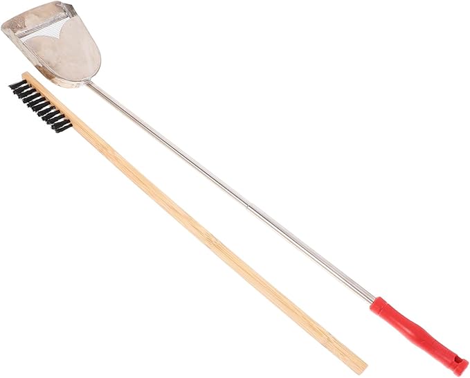 Kisangel 2 Pcs Bird Cage Cleaning Brush Set for Pet Bird Supplies Ideal for Bird Droppings Cleaner and Bird Cage Cleaner Brush for Small Animal Cage Cleaner and Household Cleaning Tools