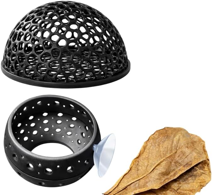 Shrimp Hides for Aquarium, 7-Piece Fish Tank Cave Set, Stress Reduction for Aquatic Pets, Aggression Isolation and Breeding Habitat, Plastic Aquarium Caves and Hideouts