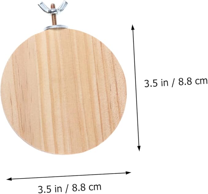 BESPORTBLE 3pcs Wooden Pedal for Hamster Cage Ferret Toy Guinea Pig Ramp Chinchilla Cage Accessory