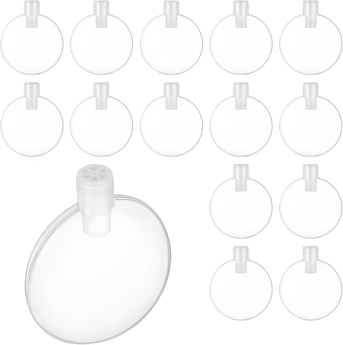 15 PCS Squeakers for Dog Toys, Dog Squeakers Replacement, 43mm Squeaker Insert Toy Noise Maker Round Airbag for Cat Toys Repair Pet Supply