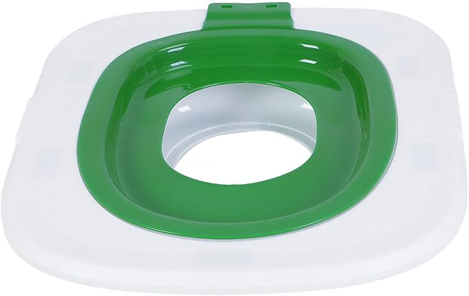 Gray Reusable Cat Toilet Training Kit with Removable Urinal for Pet Litter Box System and Home Bathroom (Green)