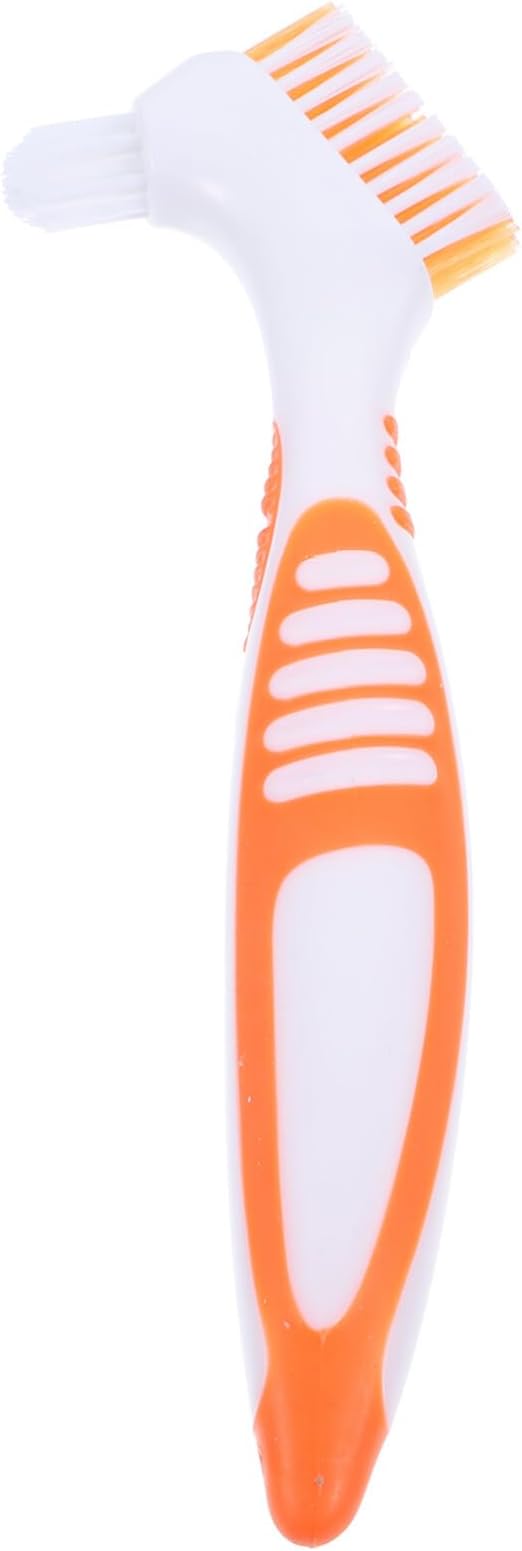 POPETPOP Turtle Shell Cleaning Brush Double-Sided Design with Flexible Bristles for Effective Mud and Dirt Removal on Aquatic Tortoise Shells and Aquarium Pets 6.29X1.96X0.59In