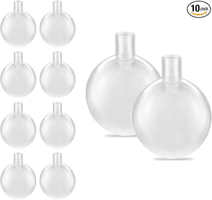 WishLotus Replacement Squeakers for Dog Toys, 45mm Toy Noise Maker Plush Toy Repair Reed Insert Airbag Replacement for Dog Cat Toy Repair Round(Large 10pcs)