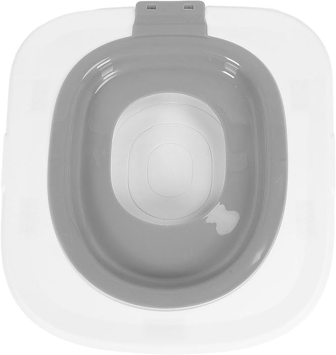 Mingzhe Cat Toilet Training Kit Reusable Pet Urinal Removable Toilet Trainer System for Home Pet Shop Made of ABS Material Size 37x40cm (Gray)