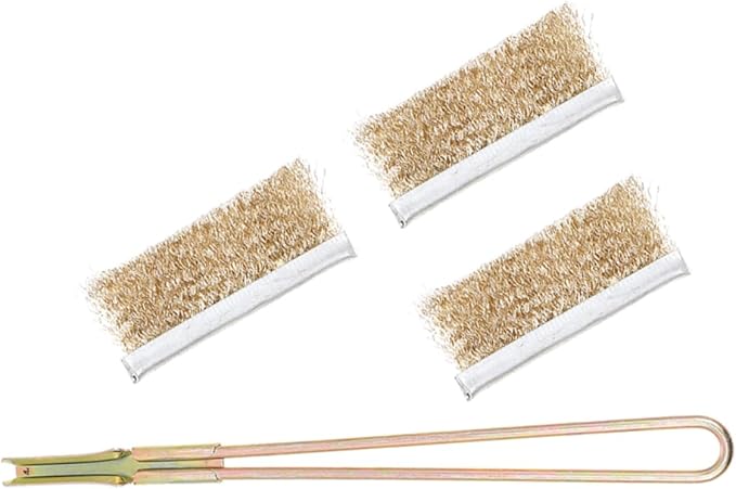 Toyvian 1set Bird Cage Brush with Handle Steel Bristles for Thorough Cleaning of Nests and Accessories and Versatile Tool for Parrots and Animal Cages