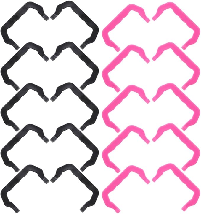 Levemolo 20pcs Multi-use Plastic Handles for Birdcage Mouse Hamster Cages Hamster Cage Accessories