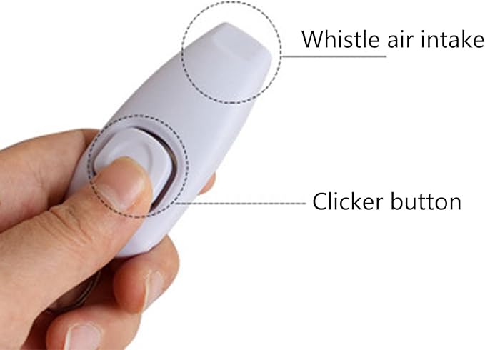 Pet Training with Keyring Dog Training Clickers Combo for Behavioral Training