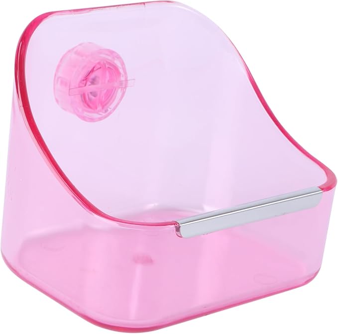 Yardwe Cage Food Bowl Pet Feeder Bird Cage Food Bowl Pet Basin Fine Workmanship