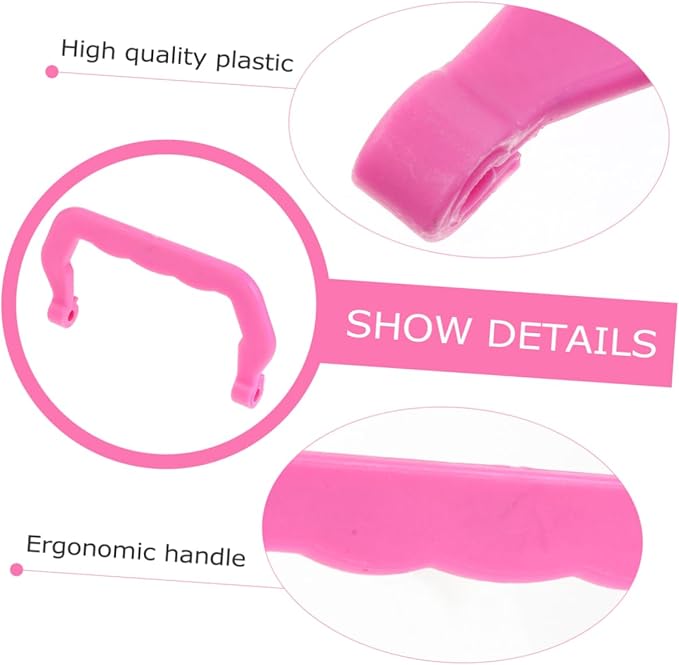 Toddmomy Grippers for Pet Crates 10pcs Plastic Pet Cage Handles Easy to Carry Unique Design for Comfort