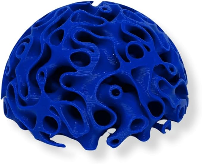 Chatelet REEFSHAPE Aquarium Coral Reef Dome - Aquarium Reef Replica for Fish Shelter & Egg Laying - Aquarium Safe Dome Structure for Fish Shrimp & Aquatic Pets (Royal Blue)