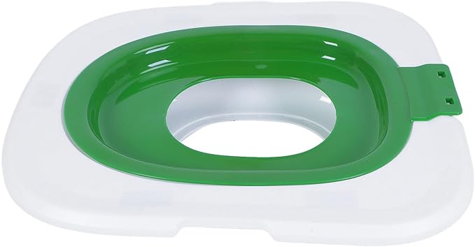 Mingzhe Cat Toilet Training Kit Reusable Pet Urinal Removable Toilet Trainer System for Home Pet Shop Made of ABS Material Size 37x40cm (Green)