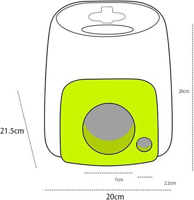 Dog Ball Rolling Machine Dog Toy Ball Launchers Dog Ball Reward Dog Food Reward Machine Interactive Pet Toy Automatic for Small Cats Dogs Outdoor Indoor