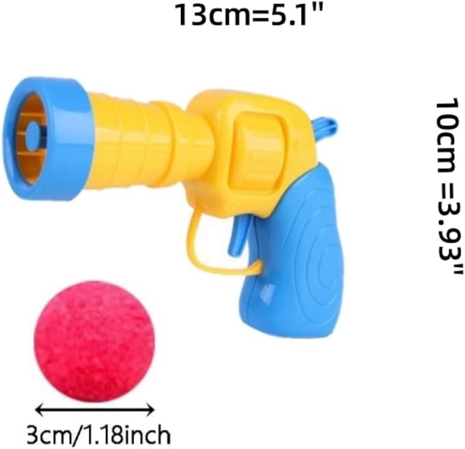 50pcs Cat Toy Ball Launcher Set Fun Colorful Plush Self Play Toys Pom Balls Shooting Interactive for Indoor Cats Enrichment Kittens Puff Ball Playing (Launcher with 50 Balls)