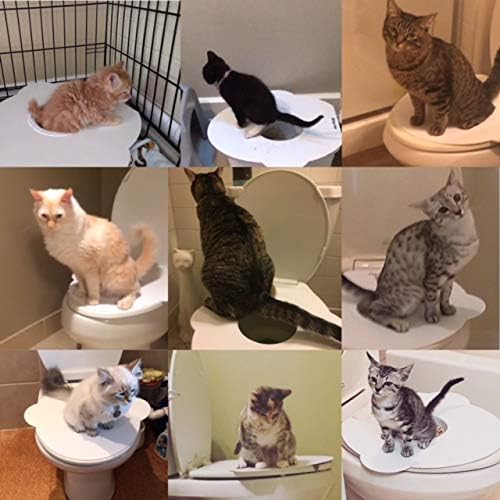Kitty's Loo™ - Superior Cat Toilet Training Kit - The Original Cat Training Seat - Patented - USA Made - Durable Portable