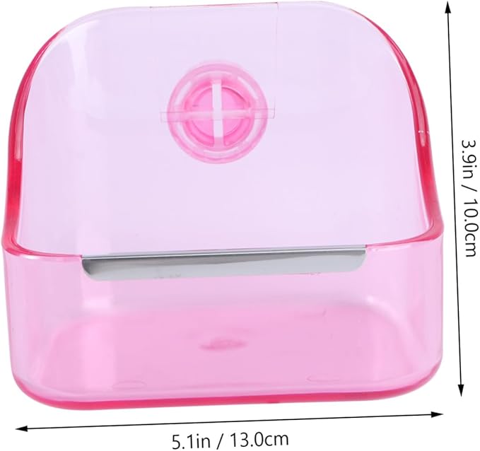 UPKOCH 1pc Small Animal Feeder Bowl Plastic Cage Bowl for Bunny Small Pets Lightweight Durable Easy to Clean for Bird Cages